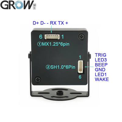 Grow GM71 1d 2D USB/Uart Barcode Scanner Module Reader with Interchangeable M12 Lens