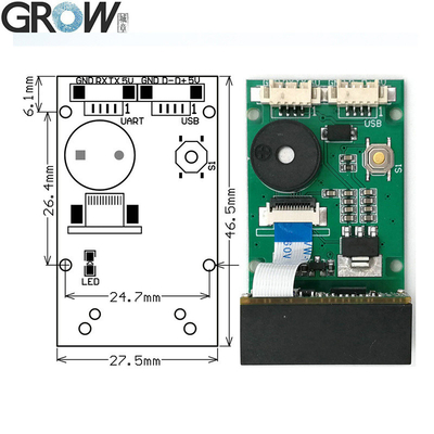 Grow GM67 USB Uart Interface 1d 2D Barcode Scanner Module