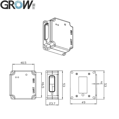 Grow GM75 DC5V USB Uart Global Exposure Barcode Scanner