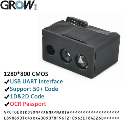 Grow GM69PRO-S 1280*800CMOS OCR/1D/2D Modulo di scansione di codici a barre supporto Ocr codice di passaporto