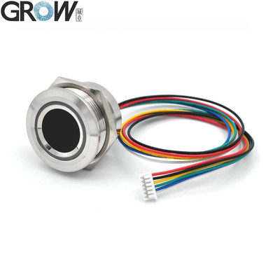 Crescere R503-5V DC5V Rotondo RGB LED UART Interfaccia MX1.25-6pin impermeabile Capacitive Fingerprint Module Sensor