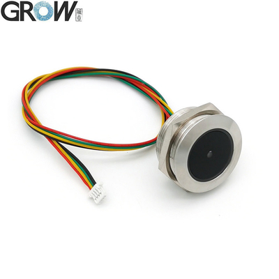 GROW GM60 Anello di controllo LED in acciaio inossidabile Indicatore di luce UART Interfaccia 1D/2D Modulo di lettura del codice a barre QR