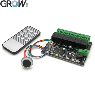 GROW K219-A+R502-A DC12V 6 relè Pannello di controllo remoto a infrarossi Programmabile Impressione digitale del relè del tempo