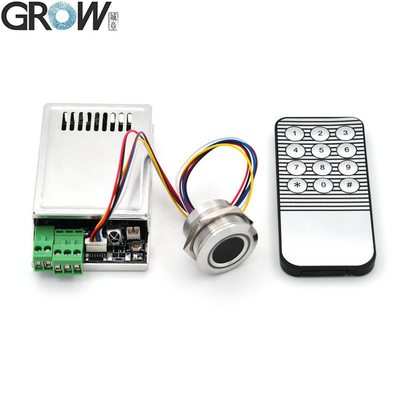 Scheda di controllo accessi con impronte digitali GROW KL216+R503 con uscita relè, telecomando con modalità Jog/Modalità Accensione/Modalità Autobloccante