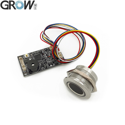 GROW KS200+R503 4*AA Batteria o DC3.7V-6.5V Anello Indicatore di luce Controllo di accesso porta Capacitive Fingerprint Access Control Board